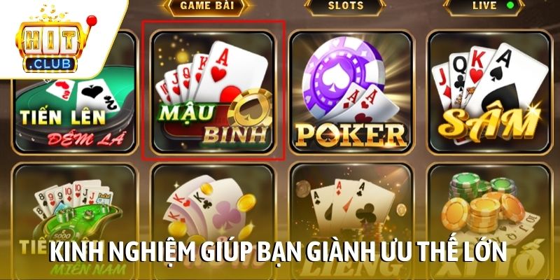 Kinh nghiệm giúp bạn giành ưu thế lớn